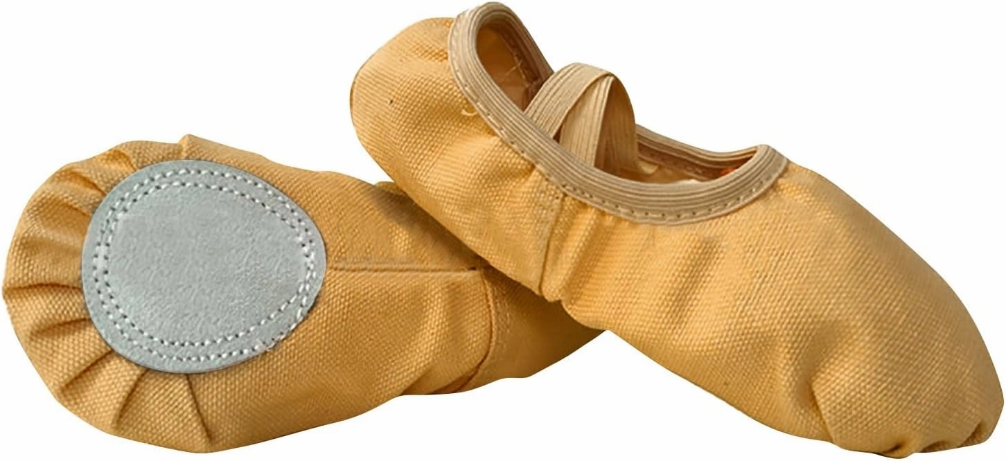 Ballet Shoes Toddler Slippers Elastic Canvas Girls Ballerina Dance Shoes for Toddler/Little Kid/Big Kid/Women Soccer Cleats For Strikers