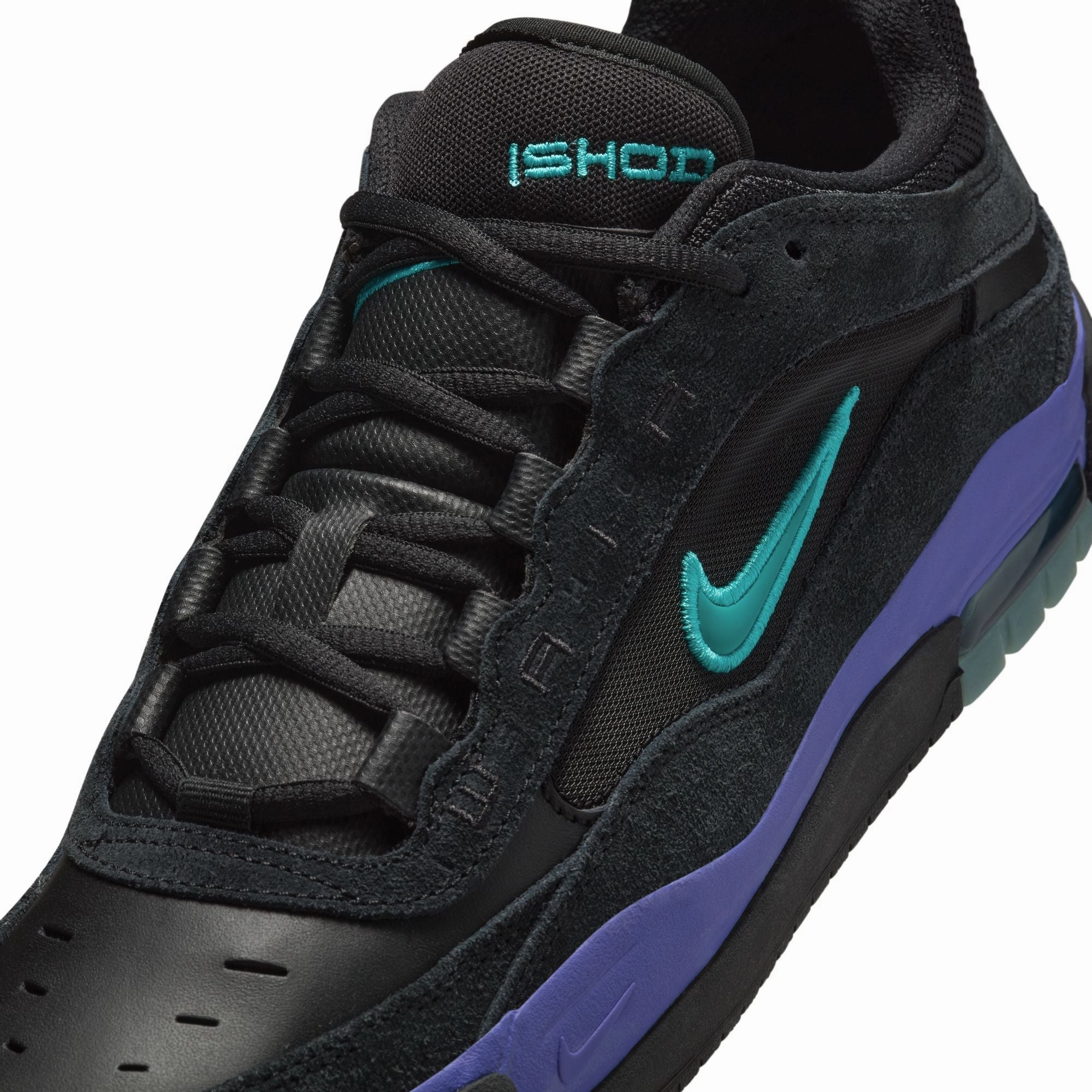 NIKE SB ISHOD 2 AIR MAX BLACK / DUSTY CACTUS-BLACK-PERSIAN VIOLET Nike Inflict Wrestling Shoes