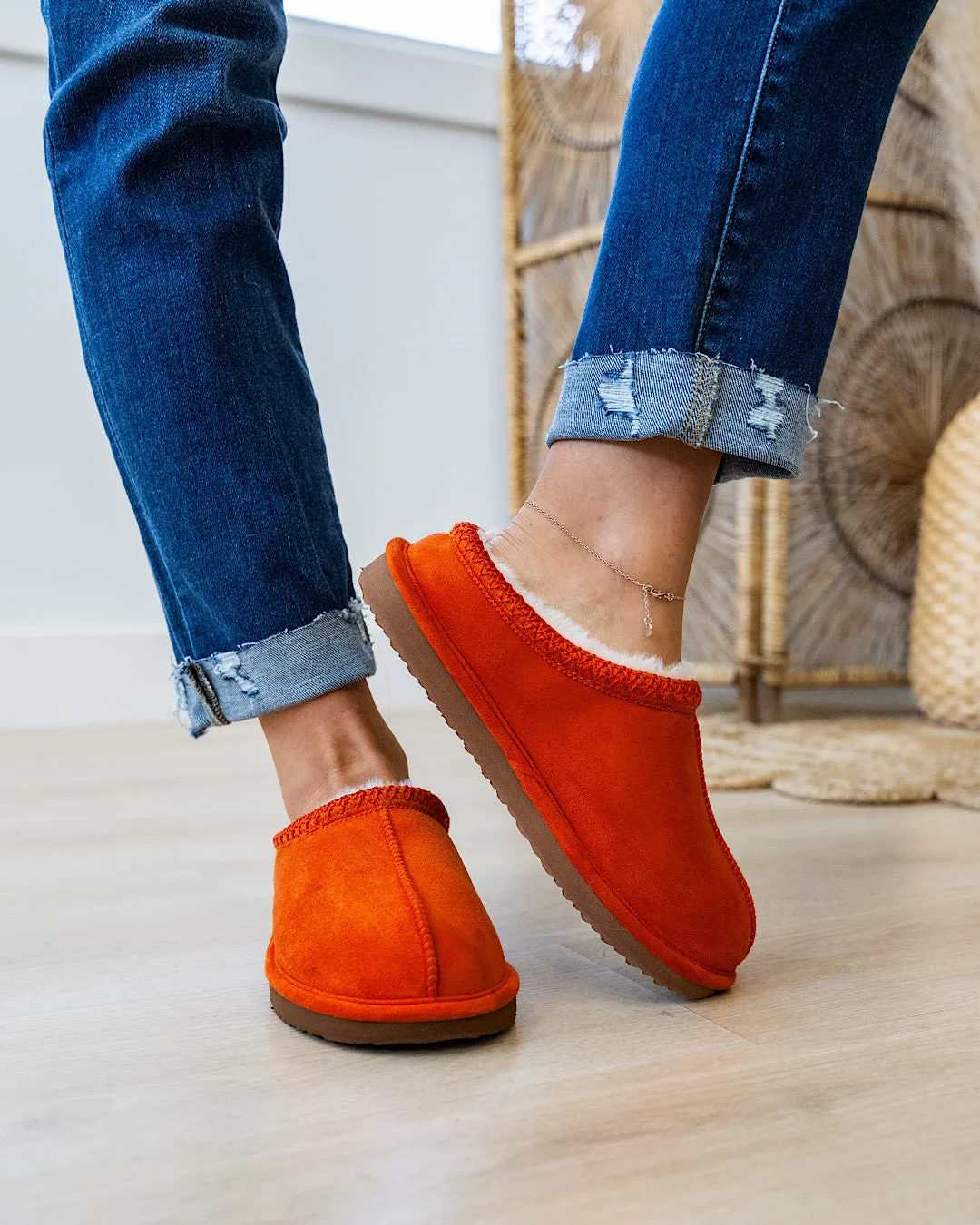 Huarache Slides Very G Cheers Slippers - Orange