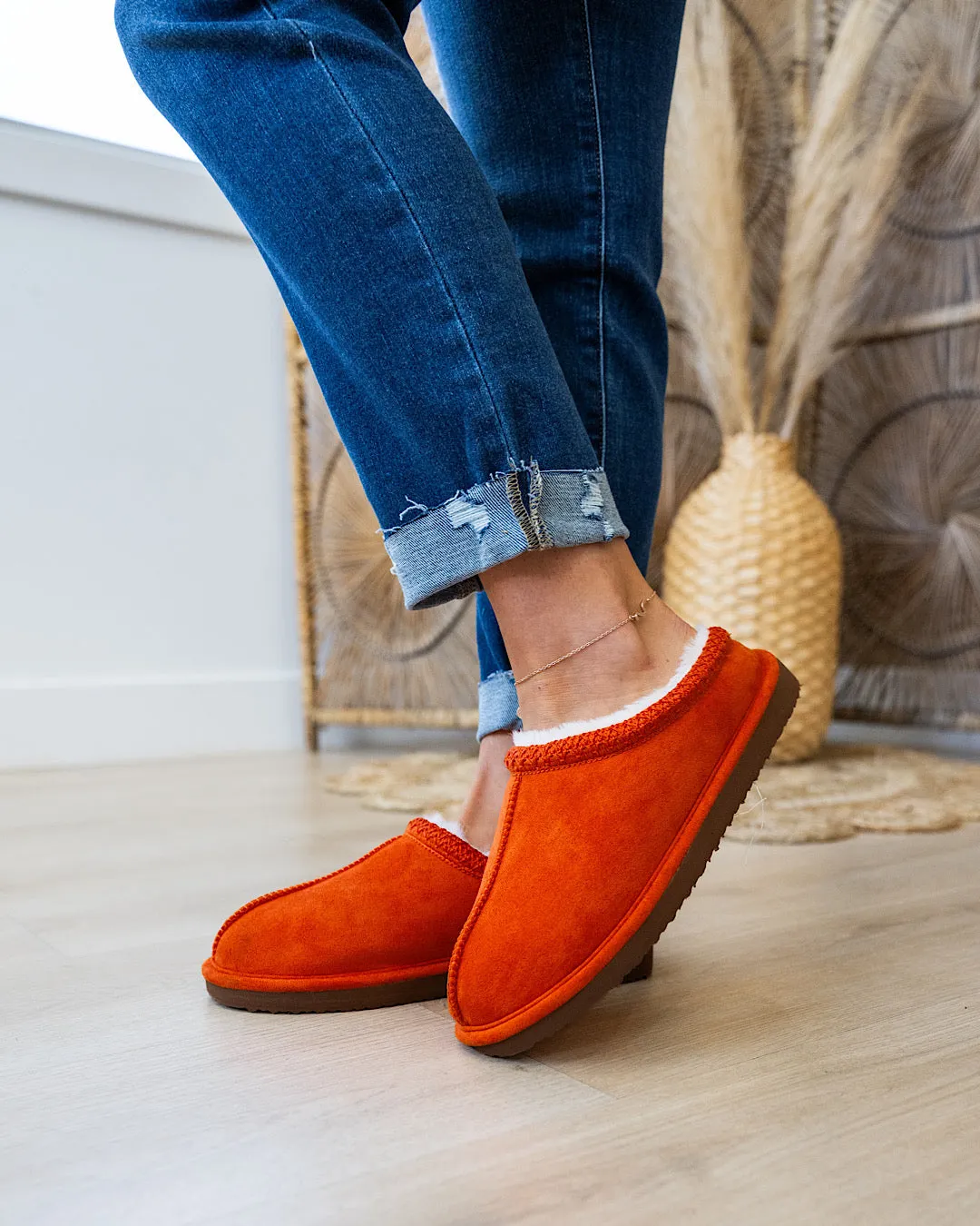 Very G Cheers Slippers - Orange Slippers That Look Like Tennis Shoes