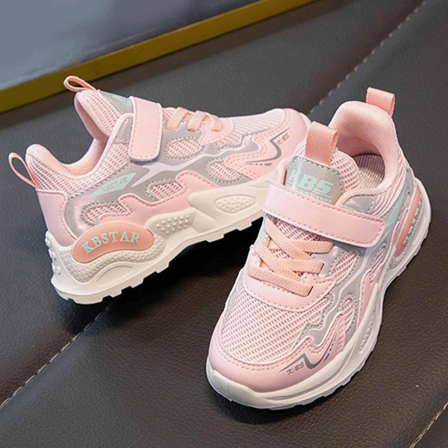 Toddler Sneaker Shoes Girls Boys Non Slip Athletic Sneaker Lightweight Mesh Breathable Kids Slip on Tennis Shoes Kylian Mbappe Soccer Cleats