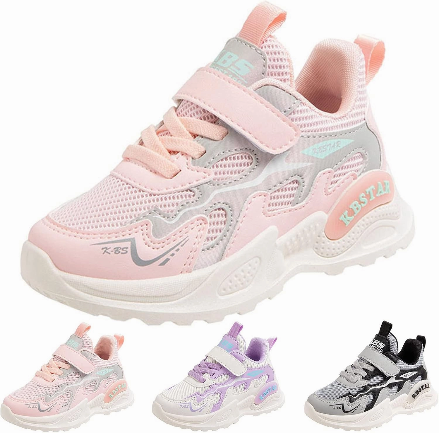 Soccer Cleats Clearance Toddler Sneaker Shoes Girls Boys Non Slip Athletic Sneaker Lightweight Mesh Breathable Kids Slip on Tennis Shoes