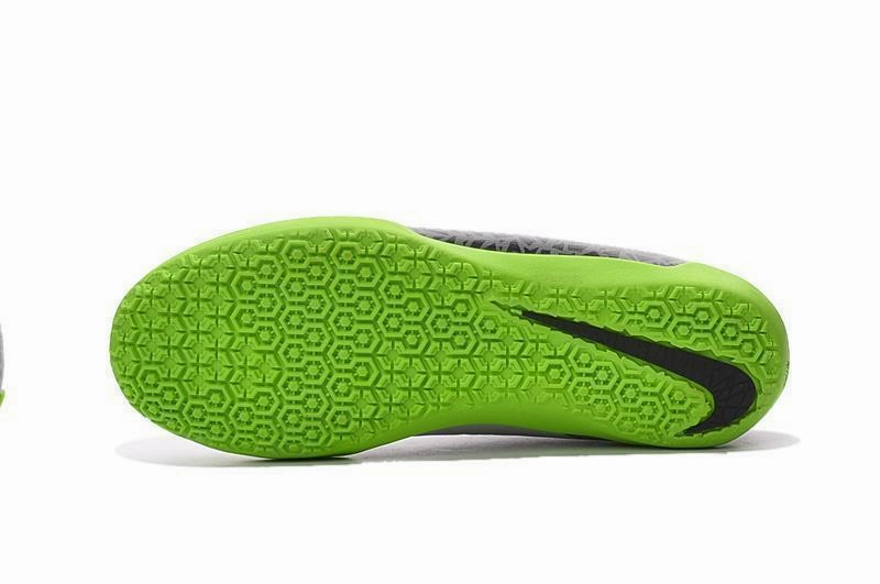 Nike Hypervenom Phelon II Indoor Soccer Shoes Platinum Black Green Nike Air Jordan Shoes