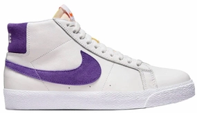 Nike Shoes With Light Up Nike SB - Blazer Mid ISO Shoes | White Court Purple