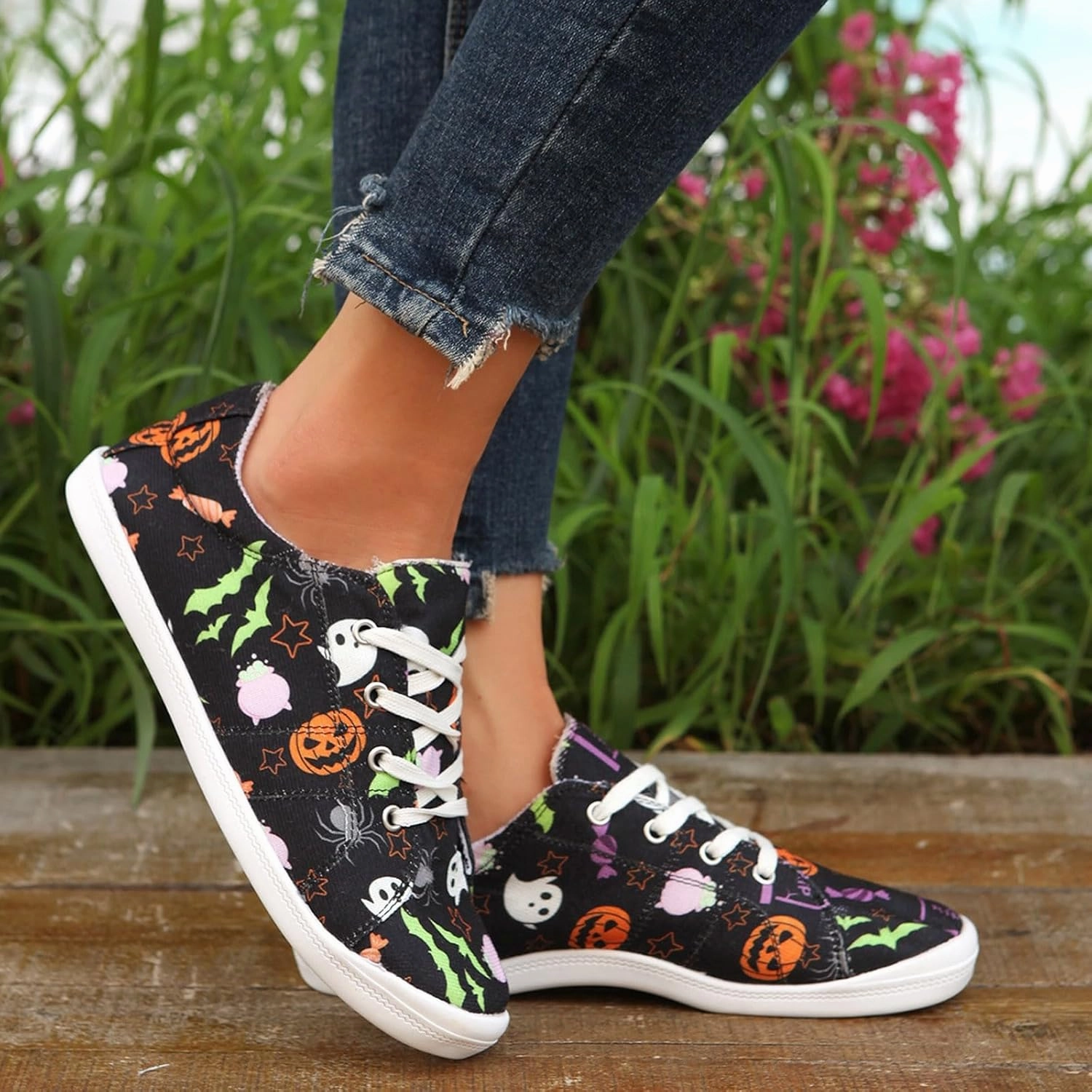 Best Badminton Shoes For Heavy Players Halloween Shoes for Women, Comfort Low Top Canvas Slip On Sneakers Classic Casual Walking Shoes Comfotable Boat Casual Shoes with Arth Support Fashion Pumpkin Print Canvas Sneakers