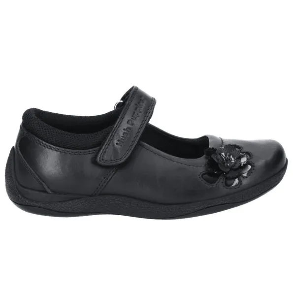 Best Travel Mary Jane Shoe Hush Puppies Girls School Shoe Jessica Jnr Black Leather