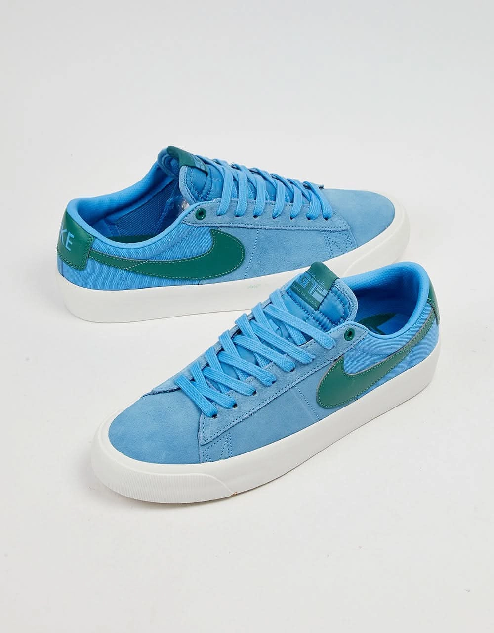 Nike SB Zoom Blazer Low Pro GT Skate Shoes - Univ Blue/Bicoastal-Univ Blue-Summit White-Bicoastal Rod Woodson Nike Shoes