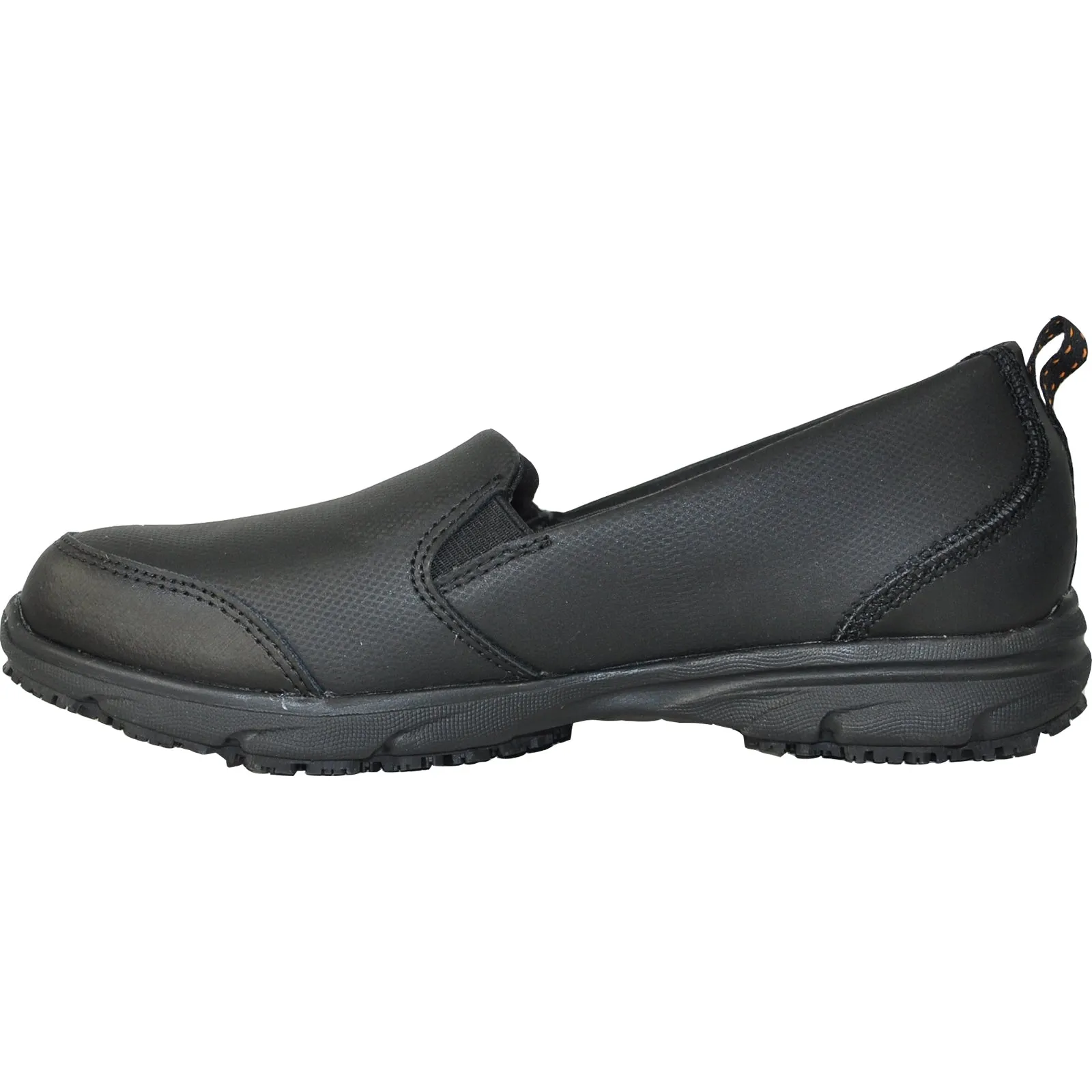 VANGELO Women Slip Resistant Shoe AVA-2 Black Low Rise Work Boots