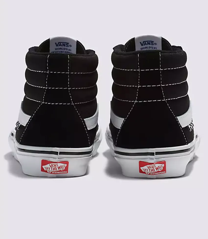 Safety Skate Vans Skate Sk8-Hi (Black/White)
