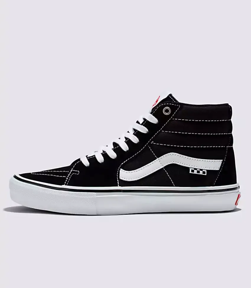 Chunky Skate Shoe Vans Skate Sk8-Hi (Black/White)