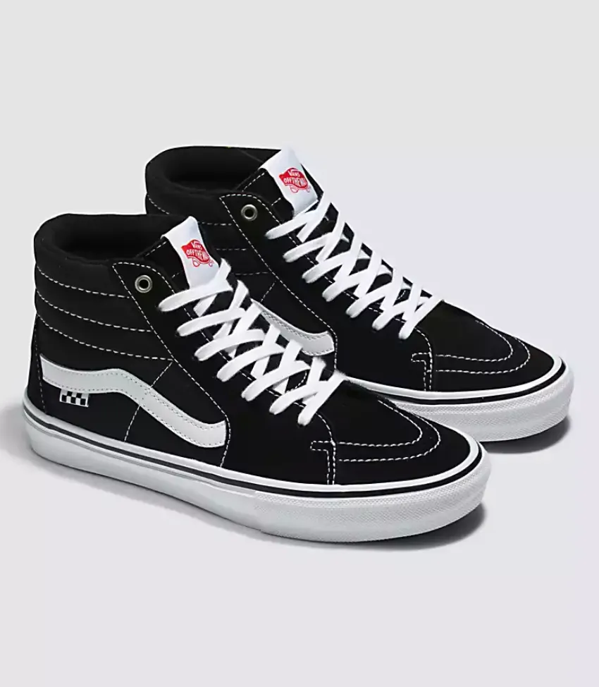 Skate Old Skool Shoe Vans Skate Sk8-Hi (Black/White)