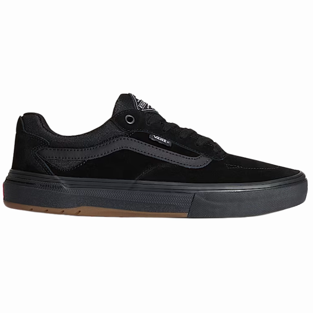 Vans Skate Kyle Walker Wafflecup Shoes - Blackout Skate Shoes Travis Scott