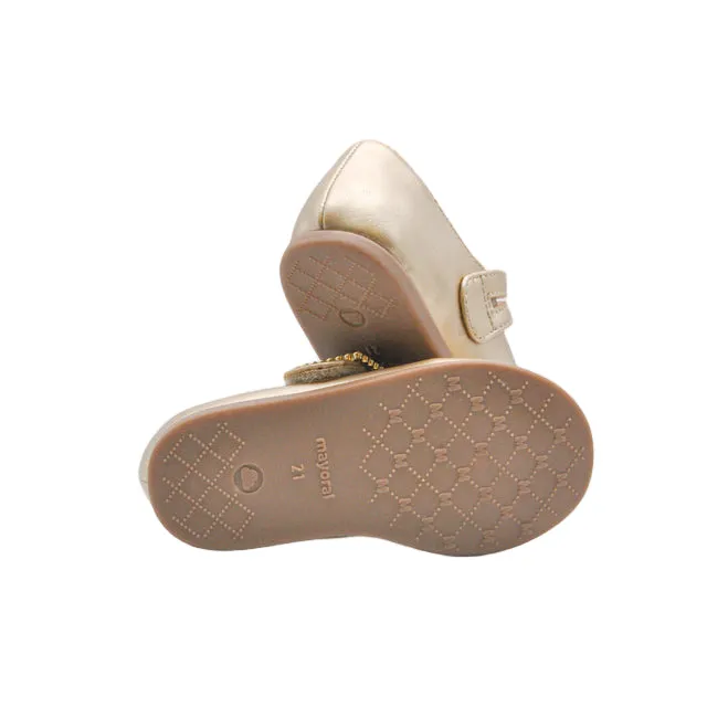 Stride Right Mary Jane Shoes Size 10 Toddler Mayoral Girls Shoe 42561 Gold