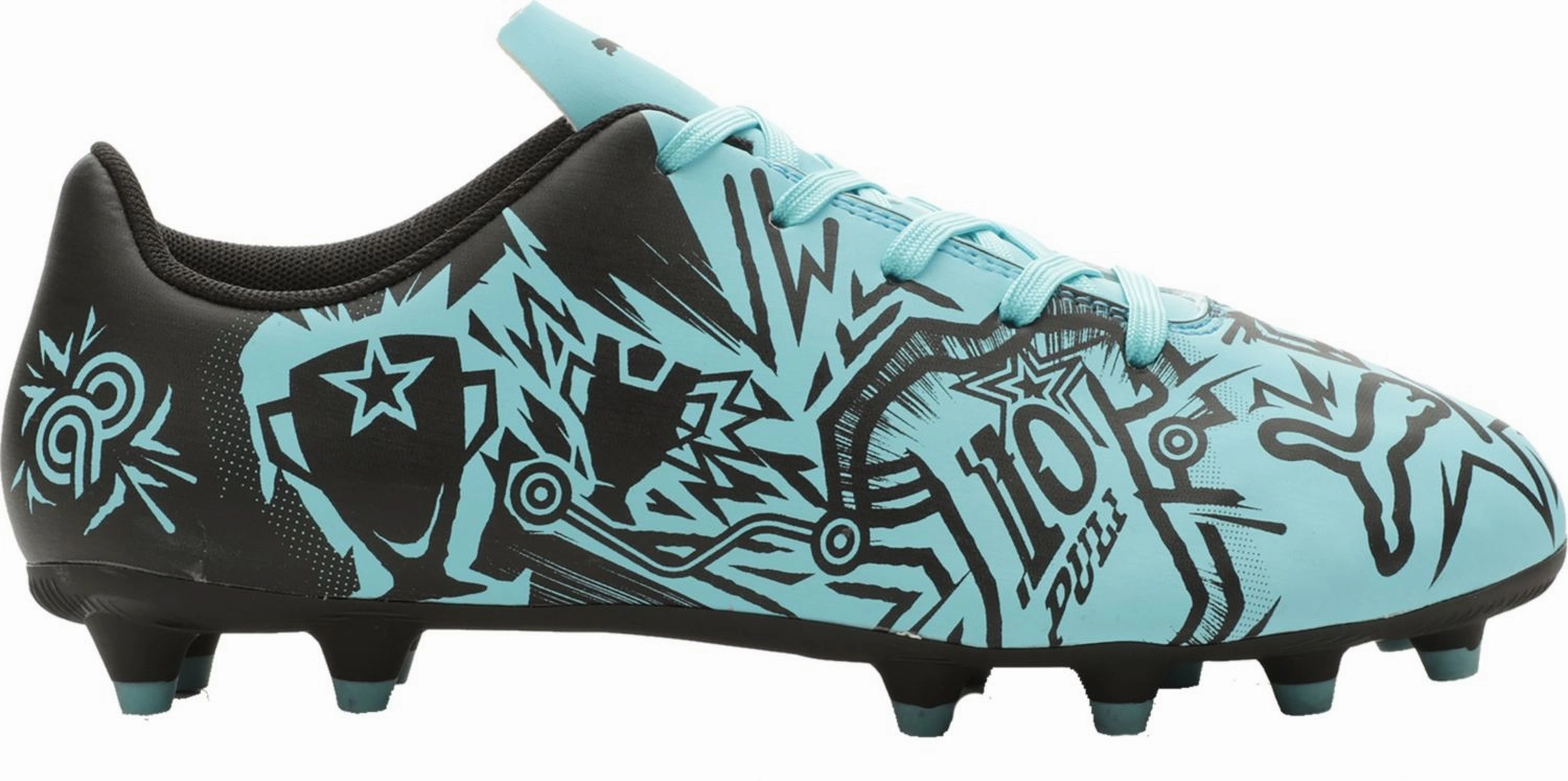Puma Tacto II Christian Pulisic FG/AG Junior Soccer Cleats 107500 02 BLUE/BLACK Hibbett Soccer Cleats