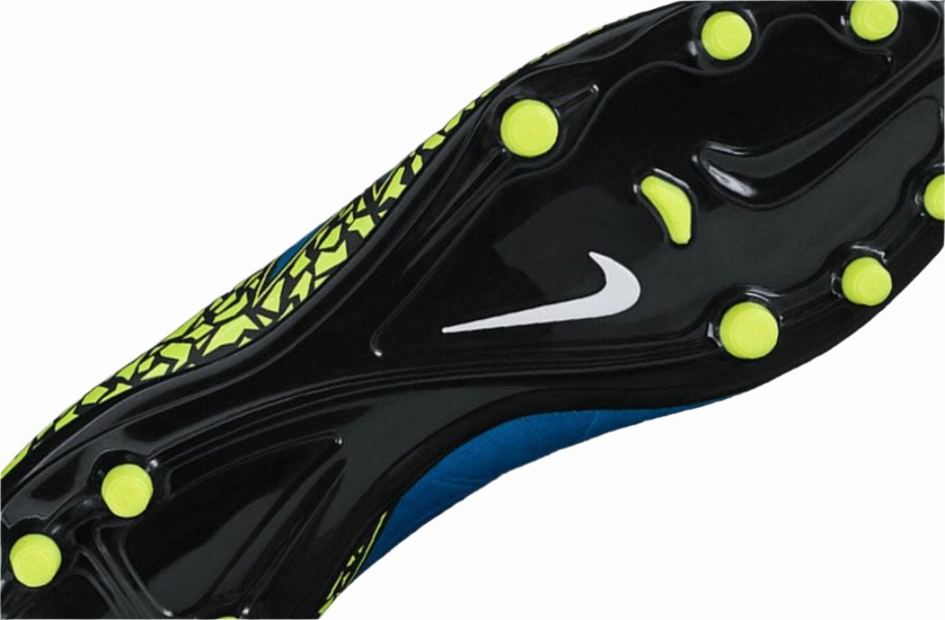 Maryland Flag Soccer Cleats Nike JR Hypervenom Phelon II FG Soccer Cleats - Blue Lagoon/Volt/Black