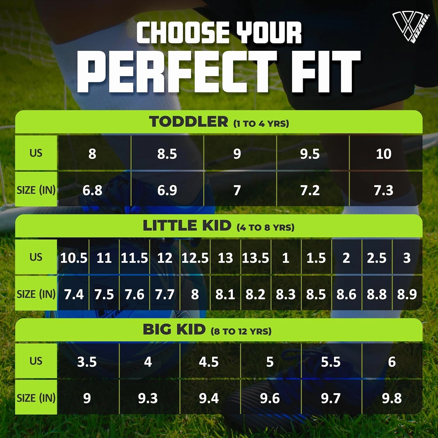 Soccer Cleats Fashion Trend Vizari Liga FG Soccer Cleats for Kids | 100% Synthetic Football Cleats for Comfortable Wear | Water Resistant Two Tone Soccer Shoes with Anti-Stretch Lining for Flexible Indoor and Outdoor Play