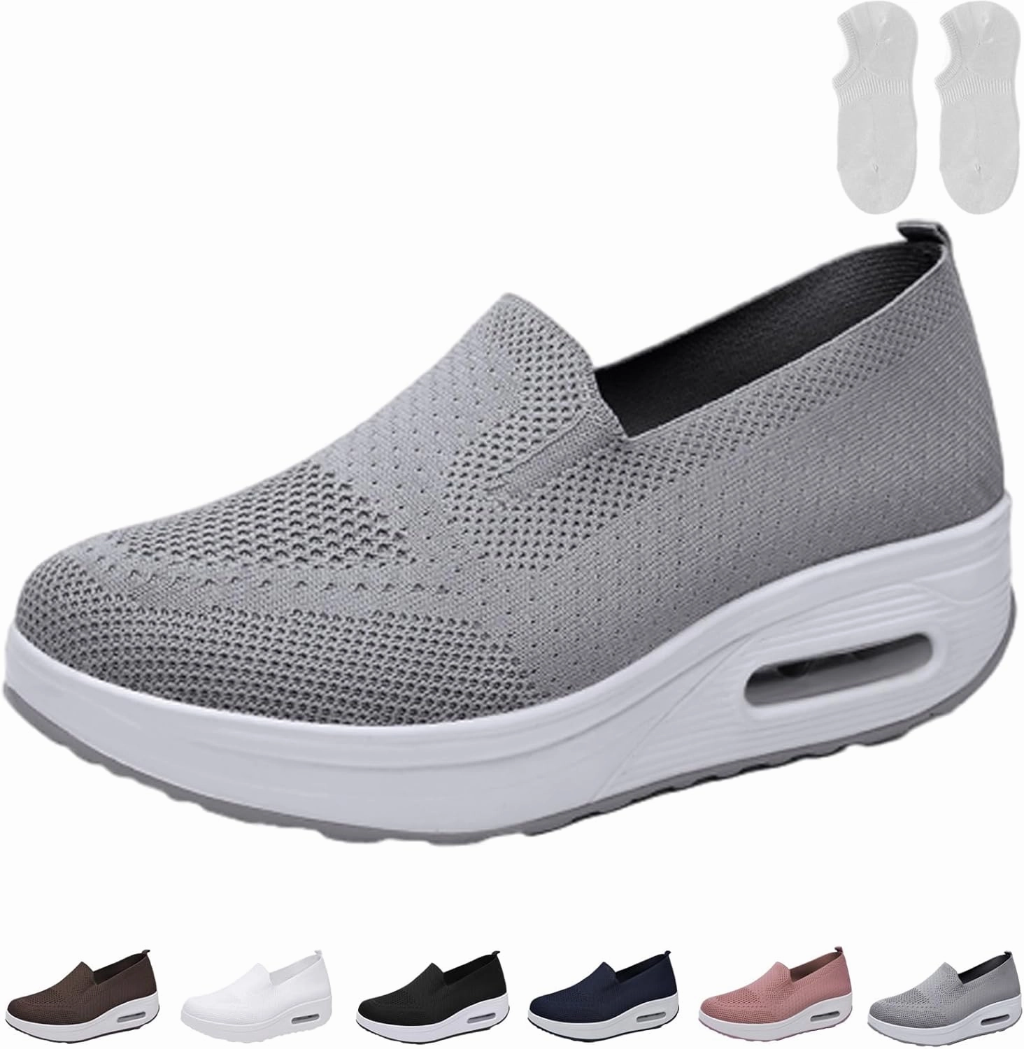 Vogany Orthopedic Sneakers Women, Breathable Cushion Hands Free Slip On Shoes, Walking Athletic Training Sneakers Air Max Alpha Trainer 6 Training Shoe