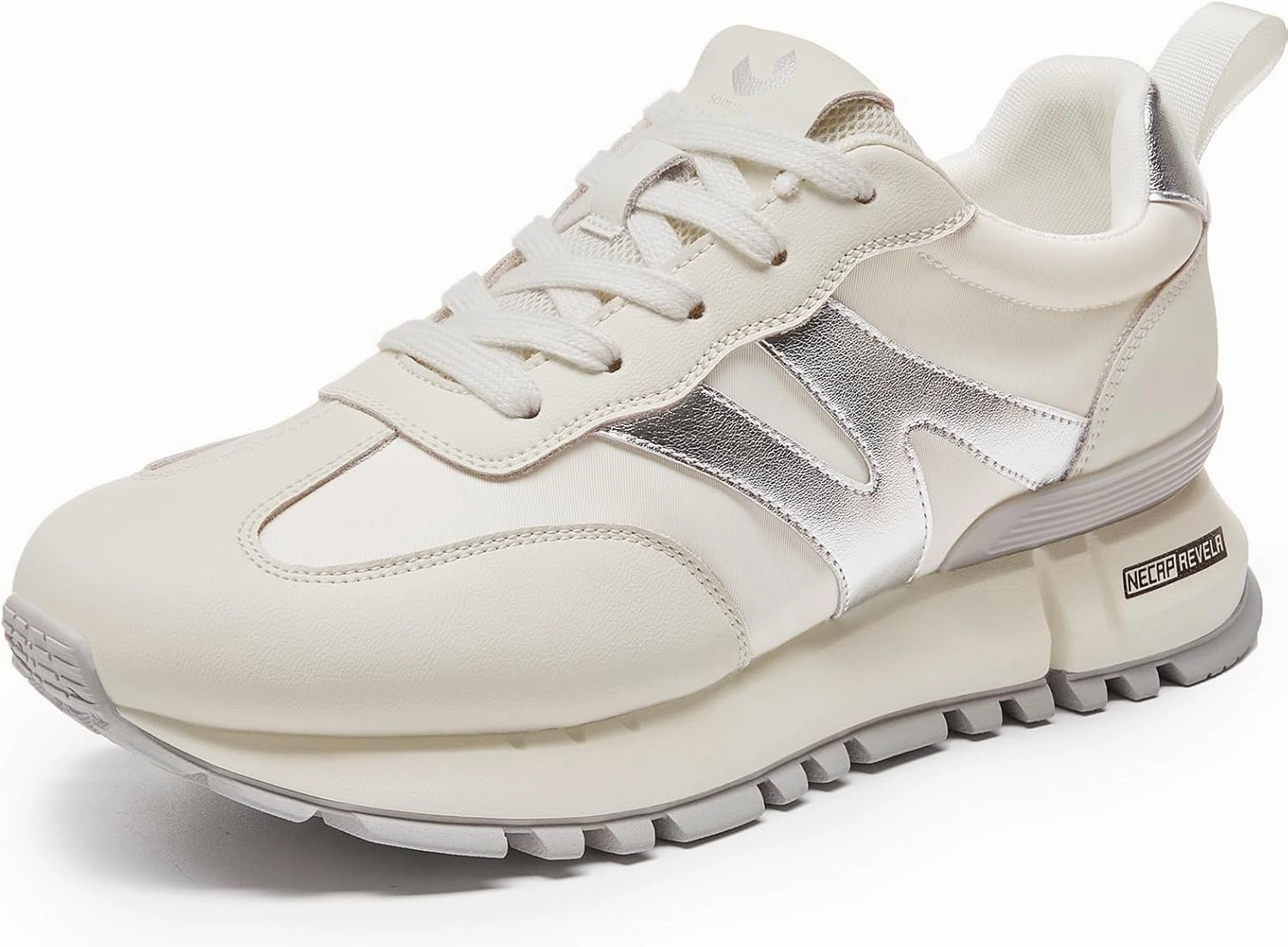 Best Cross Training Shoes Review somiliss Sneakers for Women Genuine Leather Suede Patchwork Casual Lace Up Non-Slip Walking Shoes Comfortable Tennis Running Shoes Womens Fashion Sneakers