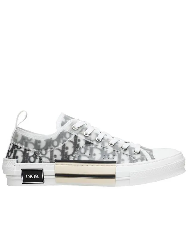B23 Low Top Sneakers  Oblique White & Black Dior Early Walker