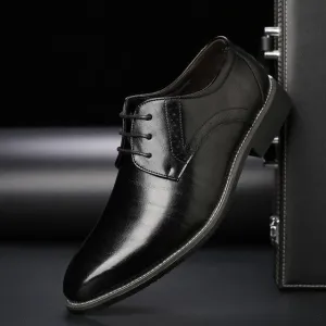 High Heels On Platform New High Quality Genuine Leather Men Brogues Shoes Lace-Up Bullock Business Dress Men Oxfords Shoes Male Formal Shoes698