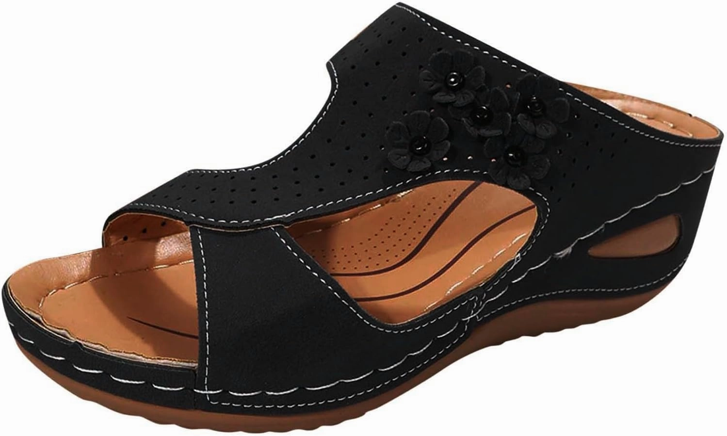 Gore Tex Tennis Shoes Fashion Orthopedic Sandals for Women Arch Support Recovery Slides Comfortable Walking Flip Flops Women Wedge Sandals Summer Beach Slipper Comfy Sandals Medium Heel Platforms Wedges Open Toe Shoes