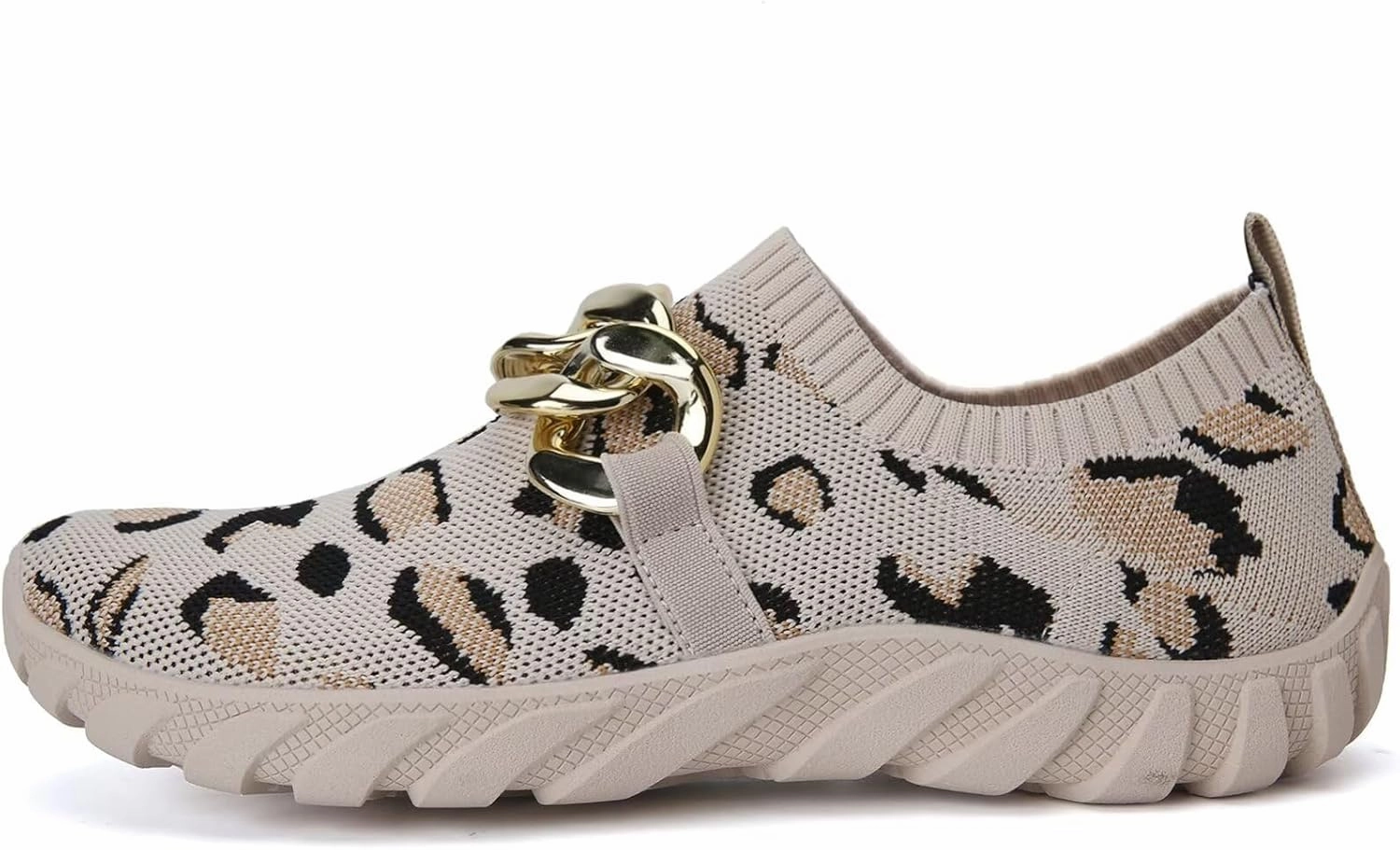 WateLves Barefoot Slip On Sneakers for Women Chain Decor Breathable Mesh Water Shoes Casual Chunky Sneakers for Walking Gym Travel Work Badminton Shoes Online Store