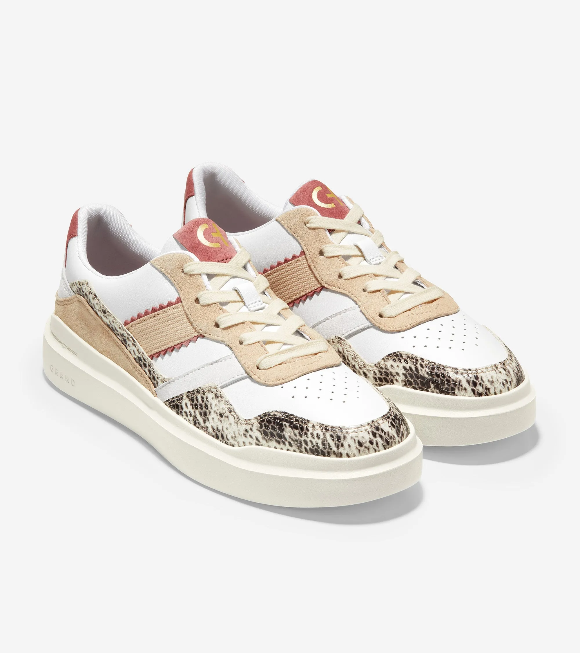 Cole Haan Women's GrandPr Rally Mix Sneaker Cropped Rain Boots