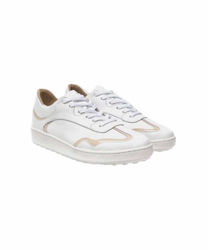 Footjoy Flex Golf Shoe ALL CLASSIC Golf Curve Spikeless Golf Shoes - Beige