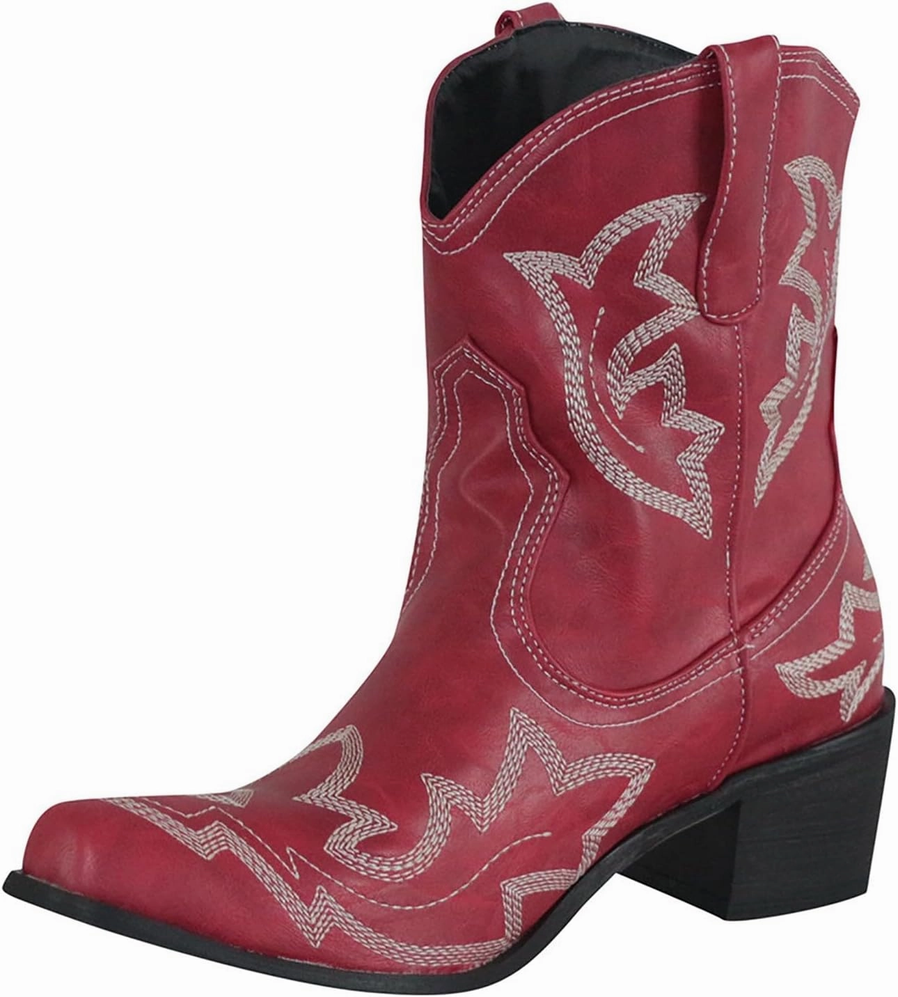 Best Way To Wear Combat Boots White Cowgirl Boots Woman Embroidery Cowboy Ankle Boots Low Heel Cowgirls Booties Retro Classic Outdoor Western Bootie