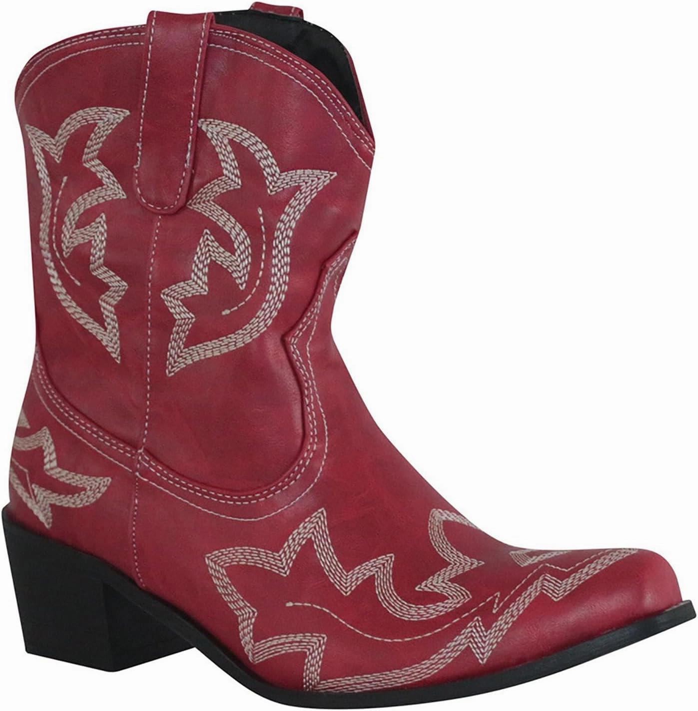 T8 Combat Boots White Cowgirl Boots Woman Embroidery Cowboy Ankle Boots Low Heel Cowgirls Booties Retro Classic Outdoor Western Bootie