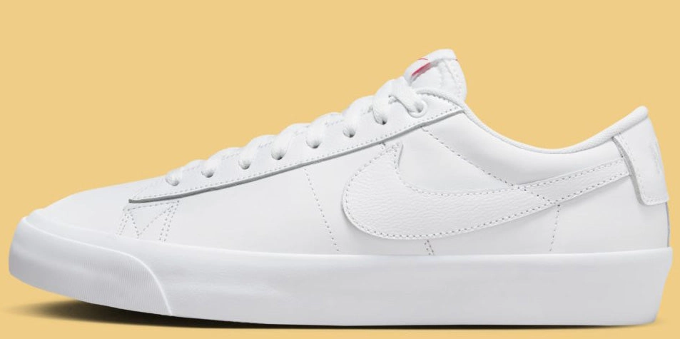Bronny James Nike Lebron Shoes Nike SB - Blazer Low Pro GT ISO Shoes | White White