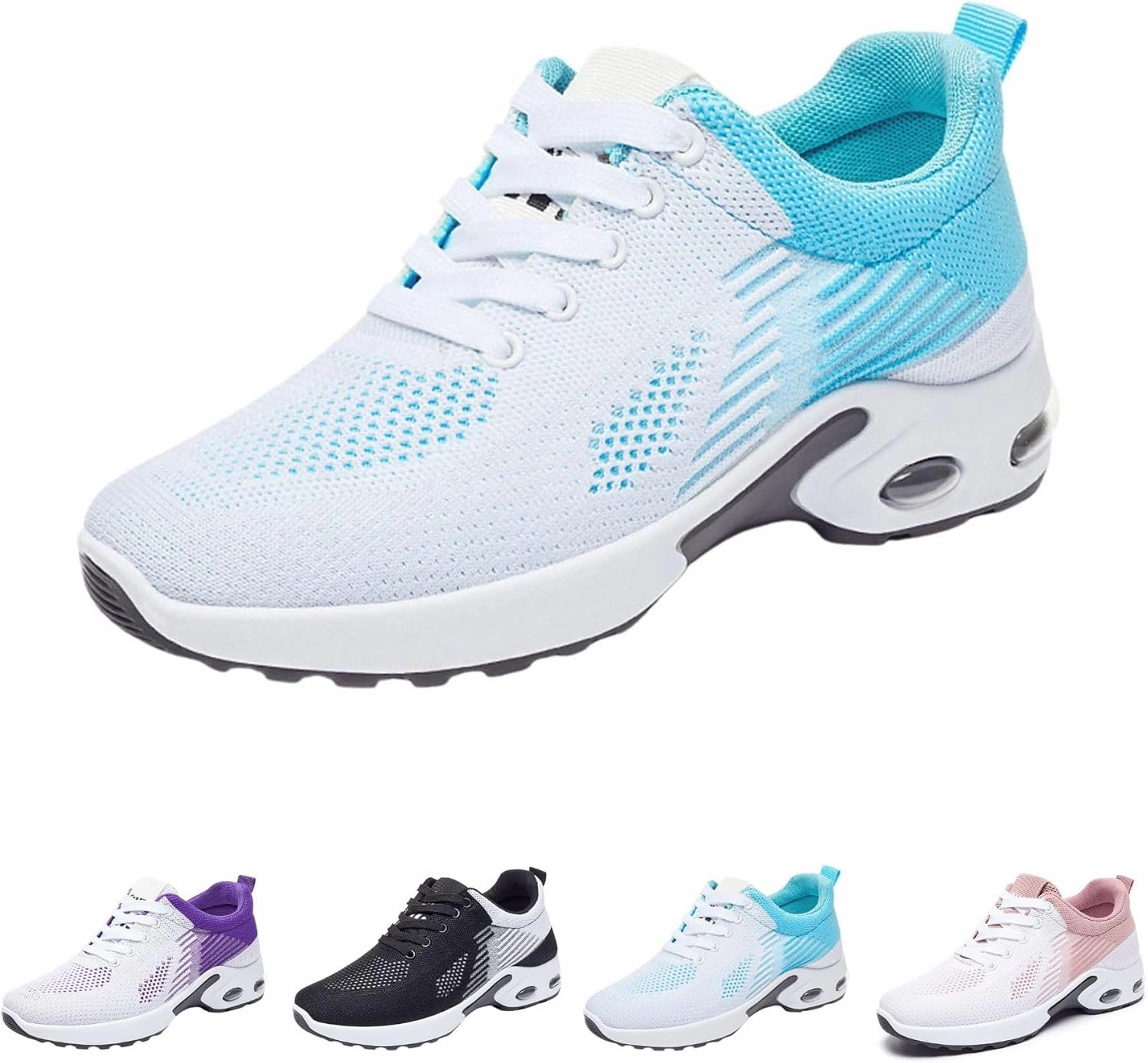 Badminton Rubber Shoes Orthopedic Sneakers for Women Plantar Fasciitis Walking Shoes Comfortable Running Shoes Mesh Air Cushion Sneakers