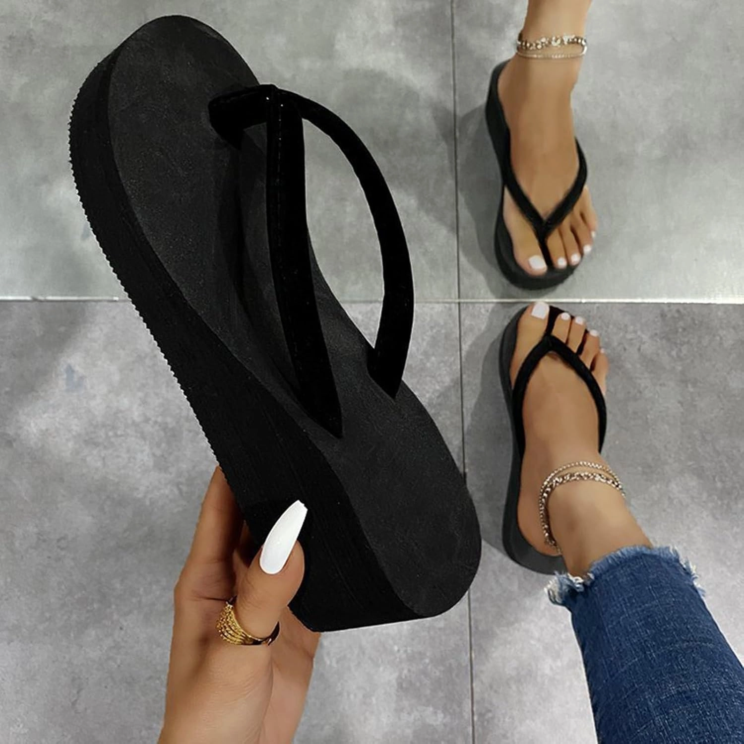 Moszkito Flip Flops Women Flip Flops Flip Flops for Women with Arch Support Womens Beach Sandals Women Indoor and Outdoor Flip Flop