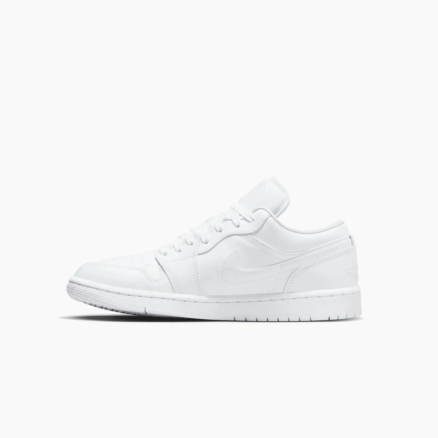 Women's Air Jordan 1 Low "Triple White" Nike Classic Tennis Shoes