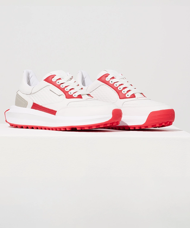 Women's Alana - White/Light Grey/Red Men's New Balance Golf Shoes