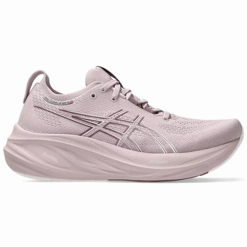Women's Asics GEL-Nimbus 26, Watershed Rose/White, 7.5 B Medium Asics Noosa Tri 14 Running Shoes