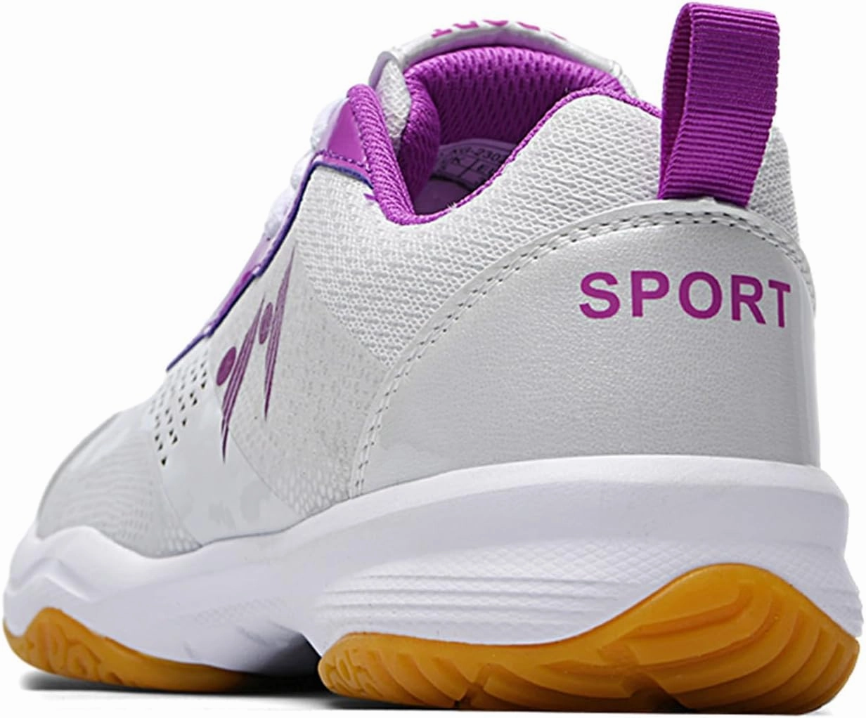 Women's Badminton Shoes Lightweight Volleyball Pingpong Tennis Sneakers Anti-Slip Indoor Court Shoes,Purple,37 Badminton Shoes Vs Volleyball Shoes