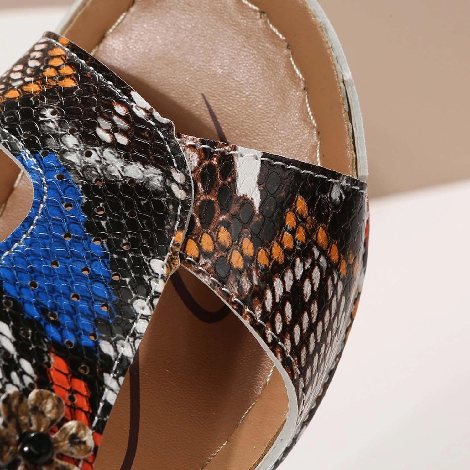 I Want My Flip Flops Meme Women's Comfortable Flip Flops Arch Support Summer Wedge Sandals Breathable Open Toe Beach Slippers Non Slip