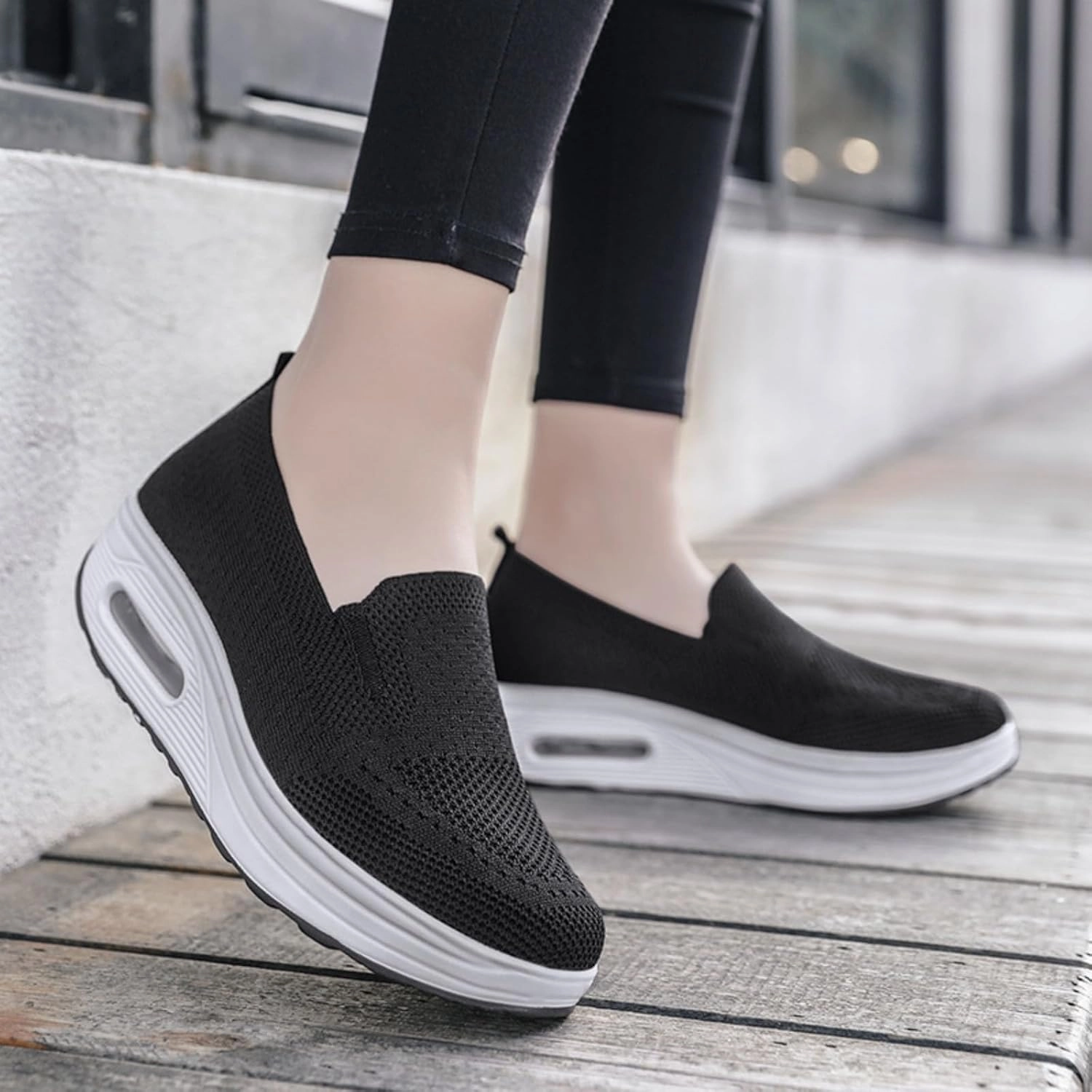 Women's Orthopedic Sneakers Diabetic Casual Walking Wide Shoes Air Cushion Slip on Shoe Breathable Jogging Running Tennis Shoes Mesh Arch Support Lightweight Soft Sneakers Saucony Jazz Tennis Shoes
