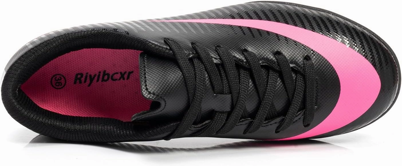 Women Soccer Cleats Lace-Up Turf Football Shoes Indoor Outdoor Low-Top Fustal Soccer Training Football Or Soccer Cleats