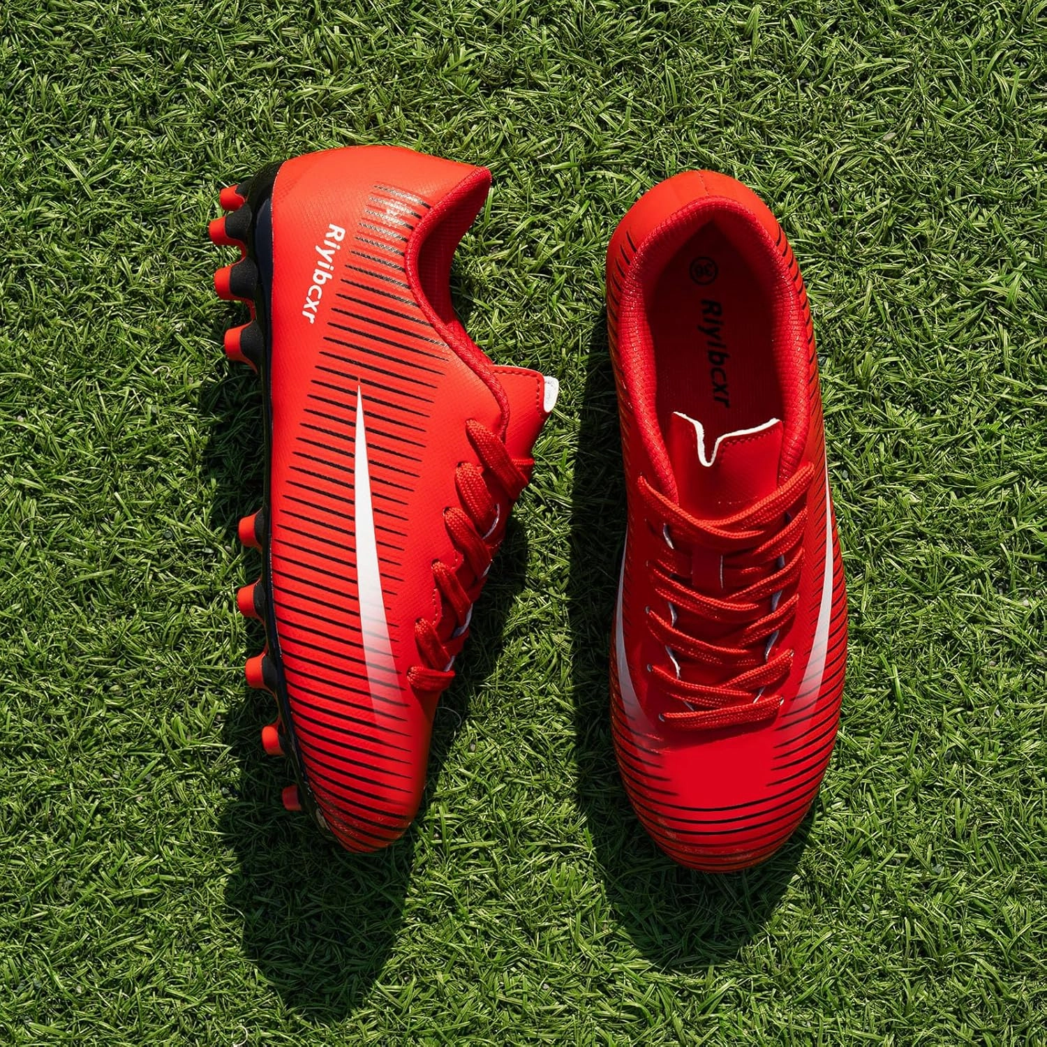 Women Soccer Cleats Lace-Up Turf Football Shoes Indoor Outdoor Low-Top Fustal Soccer Training Little Boy Soccer Cleats