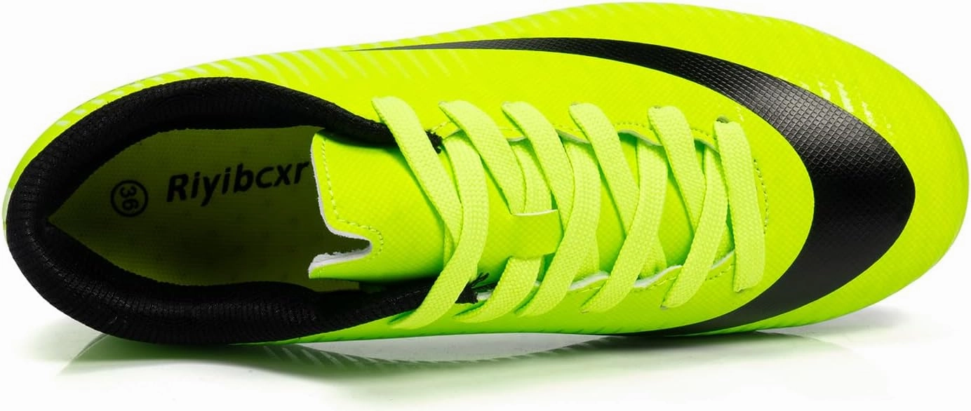 Women Soccer Cleats Lace-Up Turf Football Shoes Indoor Outdoor Low-Top Fustal Soccer Training Soccer Cleat Trend