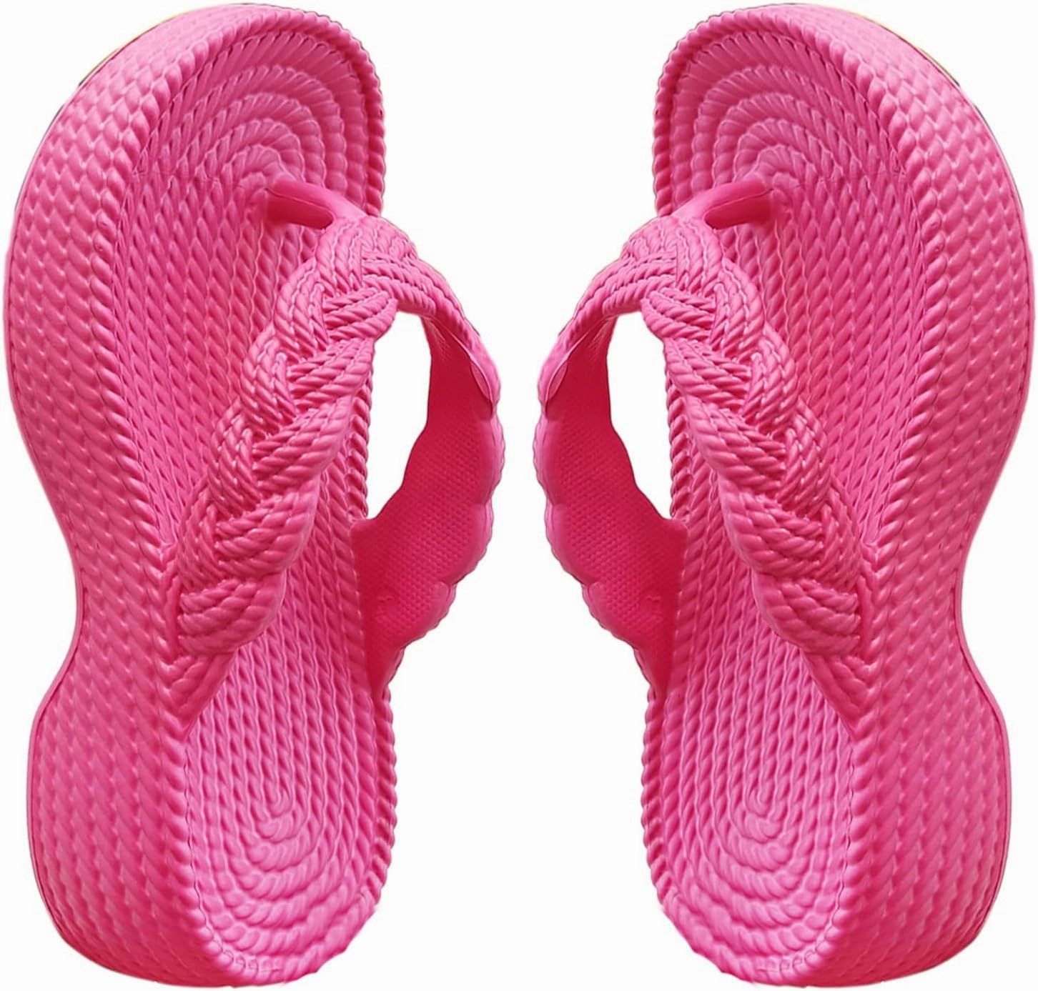 Aeyde Flip Flops Women Wedge Platform Flip Flops Beach Clip Toe Slippers Summer Slip on Thong Sandals Lightweight Comfort Flip-Flops