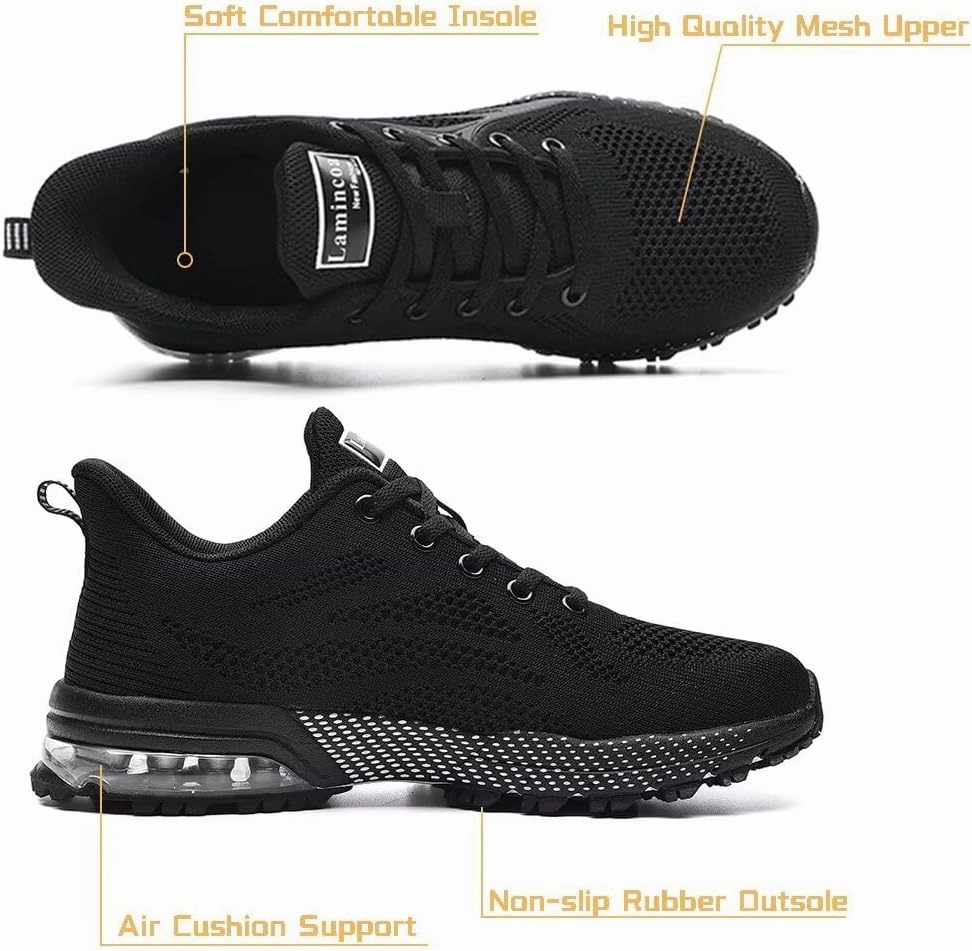 Womens Air Running Shoes Non Slip Tennis Walking Shoes Women Mesh Cushion Sneakers for Gym Workout Sports Badminton Shoes Shop Near Me