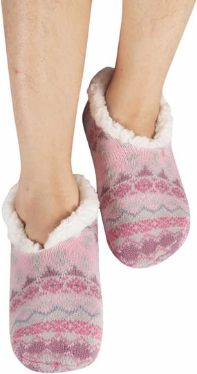 Cleats For Indoor Soccer Womens Girls Slippers with Rubber Sole Soft House Slipper Socks Around House Shoes Non Slip Indoor Outdoor