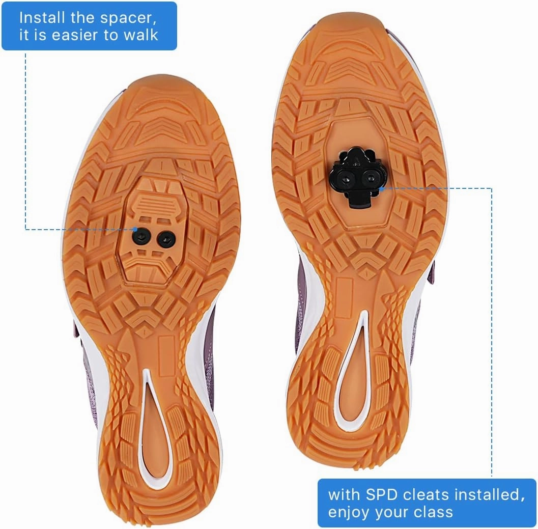 Womens Indoor Cycling Shoes SPD Cleats Compatible Comfortable and Breathable Road Bike Shoes Homemade Cycling Shoes