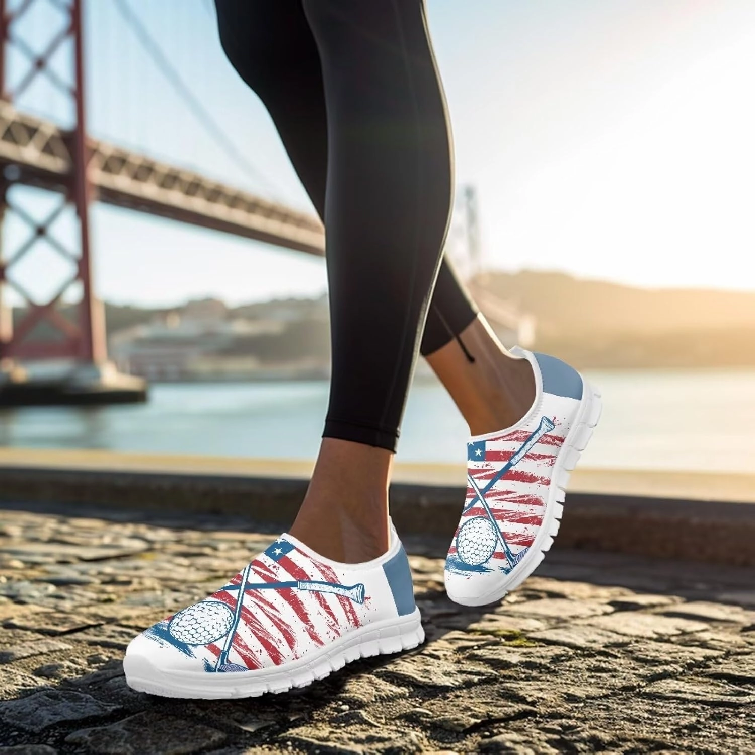 Womens Outdoor Cycling Canvas Shoes Low Top Fashion Sneakers Slip on Walking ShoeWhite Sole Geometry Road Cycle Shoes