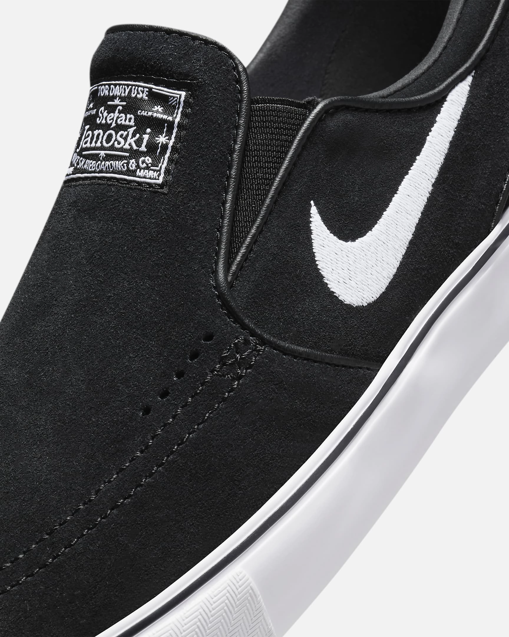 Nike SB Janoski   Slip on - (black/white) Anthony Edwards Nike Shoes