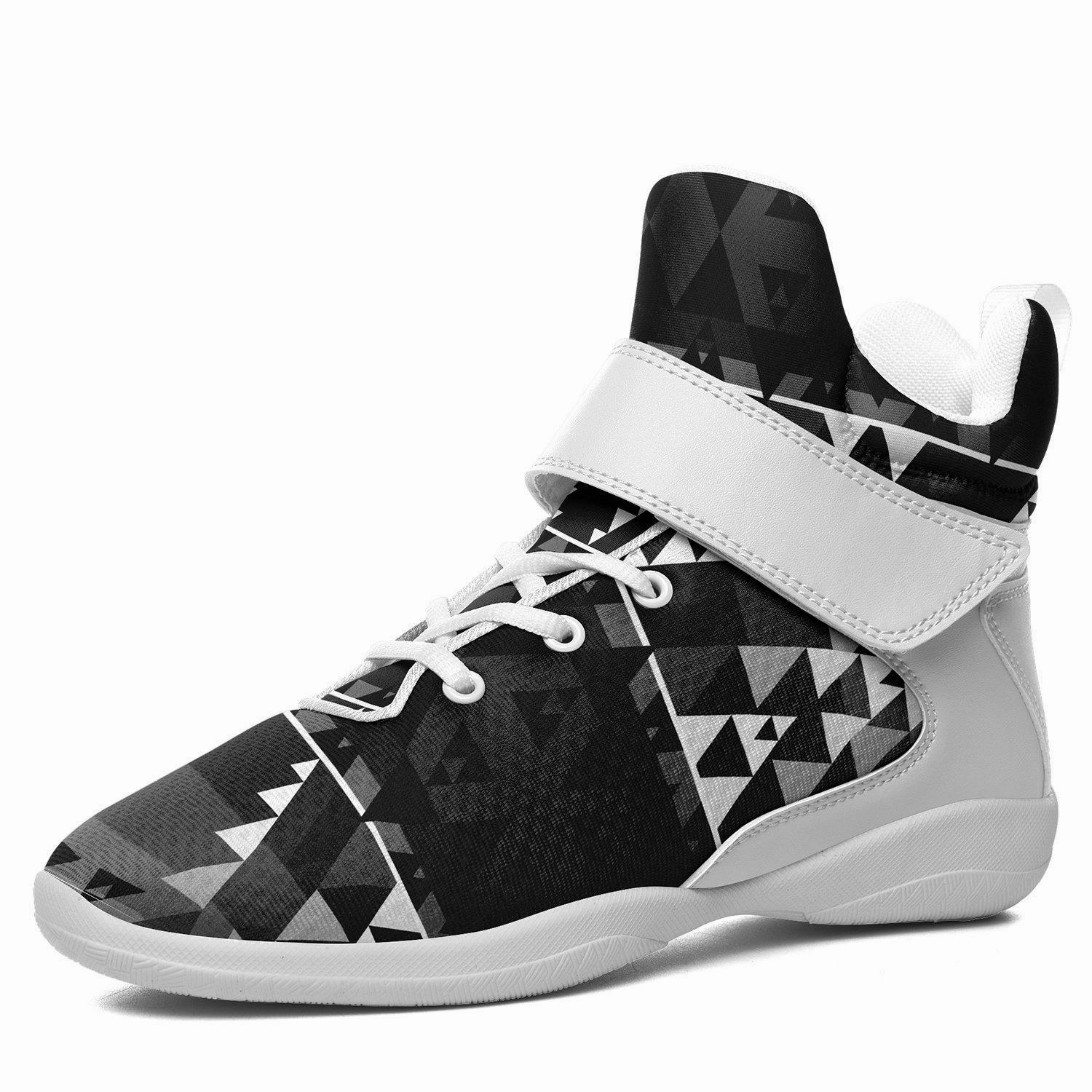 2013 Best Basketball Shoes Writing on Stone Black and White Kid's Ipottaa Basketball / Sport High Top Shoes