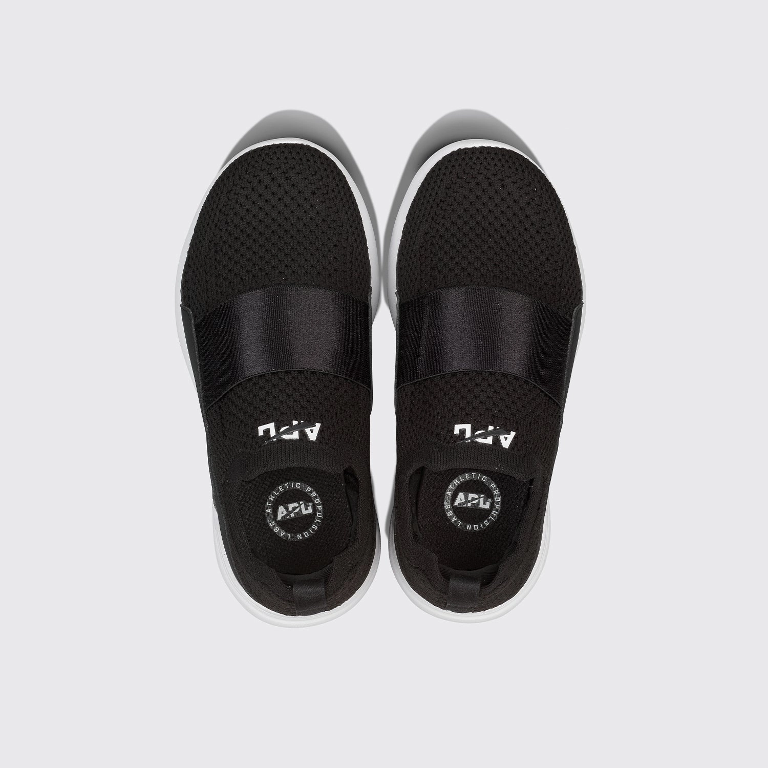 Youth's TechLoom Bliss Black / White Best Running Shoes For People With Plantar Fasciitis